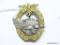 German World War II Naval Kriegsmarine 2nd Model E Boat Badge. The reverse side is maker marked 