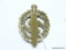 German World War II Gold SA Sports Badge. The reverse side is maker marked 