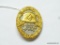 German World War II 20 Juli 1944 Gold Wound Badge. The front shows a German helmet with a pair of