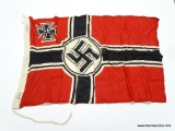 German World War II Naval Kriegsmarine Combat Battle Flag. Measures 36 1/2