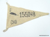 German WWII Naval Kriegsmarine U-Boat U-100 Submarine Kill Flag. Measures 24 1/2