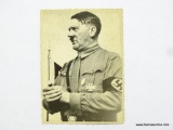 German World War II Dictator Adolf Hitler Photograph. Measures 3 1/4