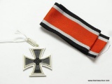 German World War II Knights Cross to the Iron Cross. The reverse upper arm is marked 