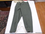 German World War II Waffen SS Colonel Infantry Pants. Includes a set of suspenders. The body is an