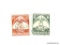 WWII NAZI 1935 6, 12 PFENNIG STAMPS