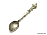 .835 FINE PERUVIAN - INCA DESIGN SPOON 9.2 GRAMS