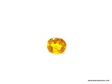 6.14CT OVAL CUT ORANGE CITRINE 12X10X5MM