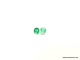 .80CT ROUND EMERALDS 4MM ROUNDS PER