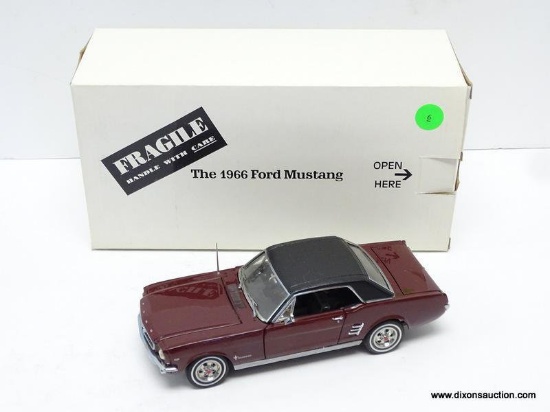 DANBURY MINT 1966 FORD DIECAST MUSTANG. 1:24 SCALE