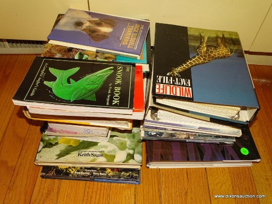 (FR) LOT OF BOOKS ON WILDLIFE AND SEALIFE