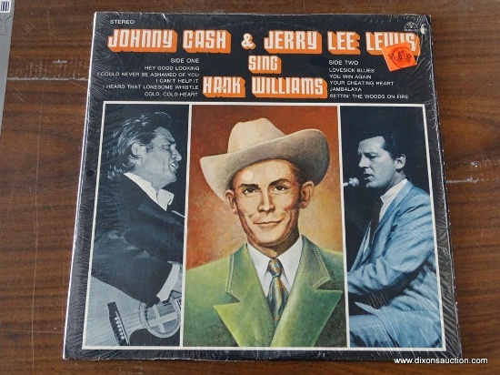 Johnny Cash & Jerry Lee Lewis sing Hank Williams, Sun Records, SUN 125, VGC, Side #1 Hey Good