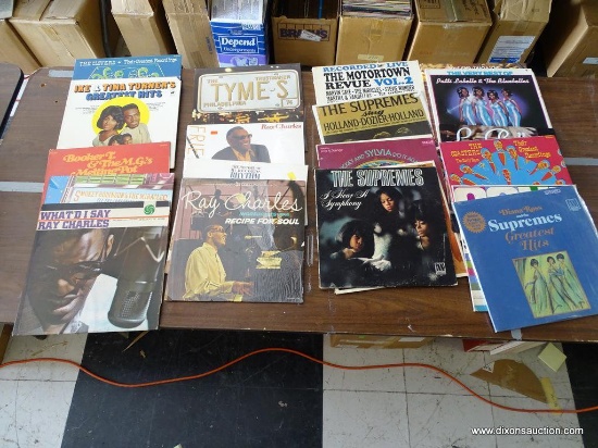 Lot of 25 Soul records to include: What did I say by Ray Charles, Smokey Robinson and the Miracles