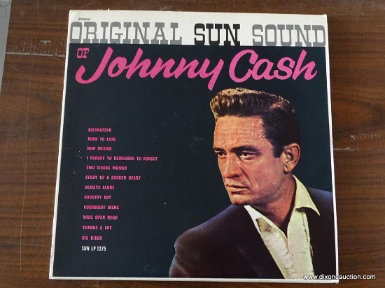 Original Sun Sound of Johnny Cash, Sun Records, Sun LP 1275, VGC, Side one Always Alone, Side 2