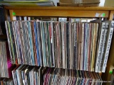 SHELF LOT OF RECORDS. 200 PLUS OR MINUS. SHELF 1 RACK 4. INCLUDES THE BEST OF BLUE NOTE BOXED SETS 2