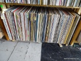 SHELF LOT OF RECORDS. 200 PLUS OR MINUS. SHELF 4 RACK 5. INCLUDES DUKE ELLINGTON, WES MONTGOMERY,