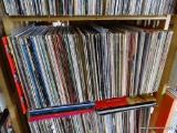 SHELF LOT OF RECORDS. 200 PLUS OR MINUS. SHELF 2 RACK 6. INCLUDES COLE PORTER, JANE MORGAN, THE