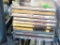 (METAL SHELVES) LOT OF 10 CDS: BARBRA STREISAND. THE PRINCE OF TIDES. FRANK SINATRA. ETC.