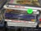 (METAL SHELVES) LOT OF 10 CDS: JANET JACKSON. WHAM!. SHANIA TWAIN. EAGLES. ETC.