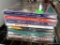 (METAL SHELVES) LOT OF 10 CDS: DONNA SUMMER. THE BEATLES. BARRY WHITE. WHAM!. CELINE DION. ETC.