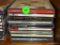 (METAL SHELVES) LOT OF 10 CDS: THE SUPREMES. DIANA ROSS. ETC.