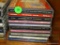 (METAL SHELVES) LOT OF 10 CDS: THE SUPREMES. DIANA ROSS. STEVIE WONDER. ETC.