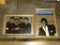 (TABLES) 2 MIRRORED BACK PRINTS: 1 OF MICHAEL JACKSON AND 1 OF THE BEATLES. BOTH IN WOODEN FRAMES: