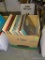 (TABLES) BOX LOT OF 33 RPM RECORDS: THE SUPREMES. YAZ. ELLA FITZGERALD. ETC.