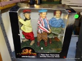 (METAL SHELVES) THE THREE STOOGES ANIMATED GOLF SCENE IN ORIGINAL BOX. APPROXIMATELY 10