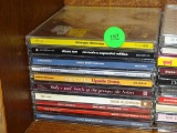 (METAL SHELVES) LOT OF 10 CDS: DIANA ROSS. GROOVE CLUB. MOTOWN. ETC.