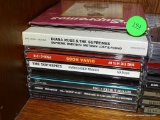 (METAL SHELVES) LOT OF 12 CDS: THE SUPREMES. DIANA ROSS. ETC.