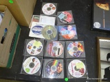 (METAL SHELVES) LOT OF 10 CDS: VITAL CLASSICS DISC #18. DIANA ROSS. MICHAEL JACKSON. ETC.