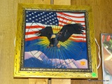 (DIVIDING WALL) LIGHT UP AMERICAN PRIDE DISPLAY WITH EAGLE AND AMERICAN FLAG: 14