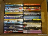 (TABLES) BOX OF DVDS: MAGIC MIKE. BRUCE SPRINGSTEEN AND THE E STREET BAND. THE JOHN WAYNE