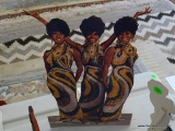 (TABLES) THE SUPREMES CARDBOARD CUT OUT: 9.5