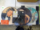 (TABLES) 3 PORTRAIT LASER DISCS: JULIO. DIVINE. ISLEY BROTHERS. INCLUDES A PAC MAN FEVER SPECIAL