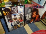 (BACK WALL) 2 DIANA ROSS POSTERS IN PROTECTIVE CASES: 18.25