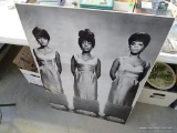 (WALL) UNFRAMED PRINT OF DIANA ROSS AND THE TEMPTATIONS: 27.5