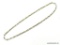.925 STERLING SILVER UNISEX 18'' ROPE NECKLACE 15.6 GRAMS
