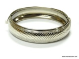 .925 STERLING SILVER ART DECO BANGLE 15MM WIDE. 23.7 GRAMS