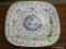 (ROW 1) HANGING/DECORATIVE HAND PAINTED SERVING PLATE: 16