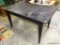 (ROW 2) BLACK PAINTED DINING ROOM TABLE: 33.5
