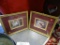 (ROW 1) PAIR OF FRAMED AND MATTED FLORAL STILL LIFE PRINTS IN GOLD TONED FRAMES: 15.5