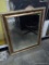 (ROW 1) FRAMED AND BEVELED GLASS MIRROR: 28