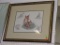(ROW 1) FRAMED AND DOUBLE MATTED PENCIL DRAWING OF FOXES. SIGNED NIGEL HEMMING: 26