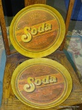 (ROW 2) PAIR OF COLONEL GOODFELLOWS OLD FASHIONED SODA ADVERTISING SIGNS FROM 1979: 12.5