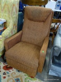 (ROW 3) ROCKING AND RECLINING ARMCHAIR: 28.5