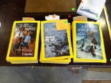 (ROW 3) 3 YEARS COLLECTION OF NATIONAL GEOGRAPHIC MAGAZINES FROM 1989-1991.