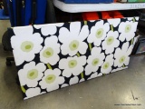 (ROW 4) FLORAL DECORATIVE WALL HANGING: 4'x2' 6