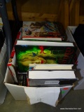 (TABLES) BOX LOT OF BOOKS: THE CHIMERA'S CURSE. TITANS OF CHAOS. TEMPLARS IN AMERICA. SPLINTERED.