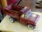 (R2) VINTAGE PRESSED STEEL STRUCTO HYDRAULIC DUMPER TRUCK. IS IN GOOD WORKING CONDITION. 14'' LONG